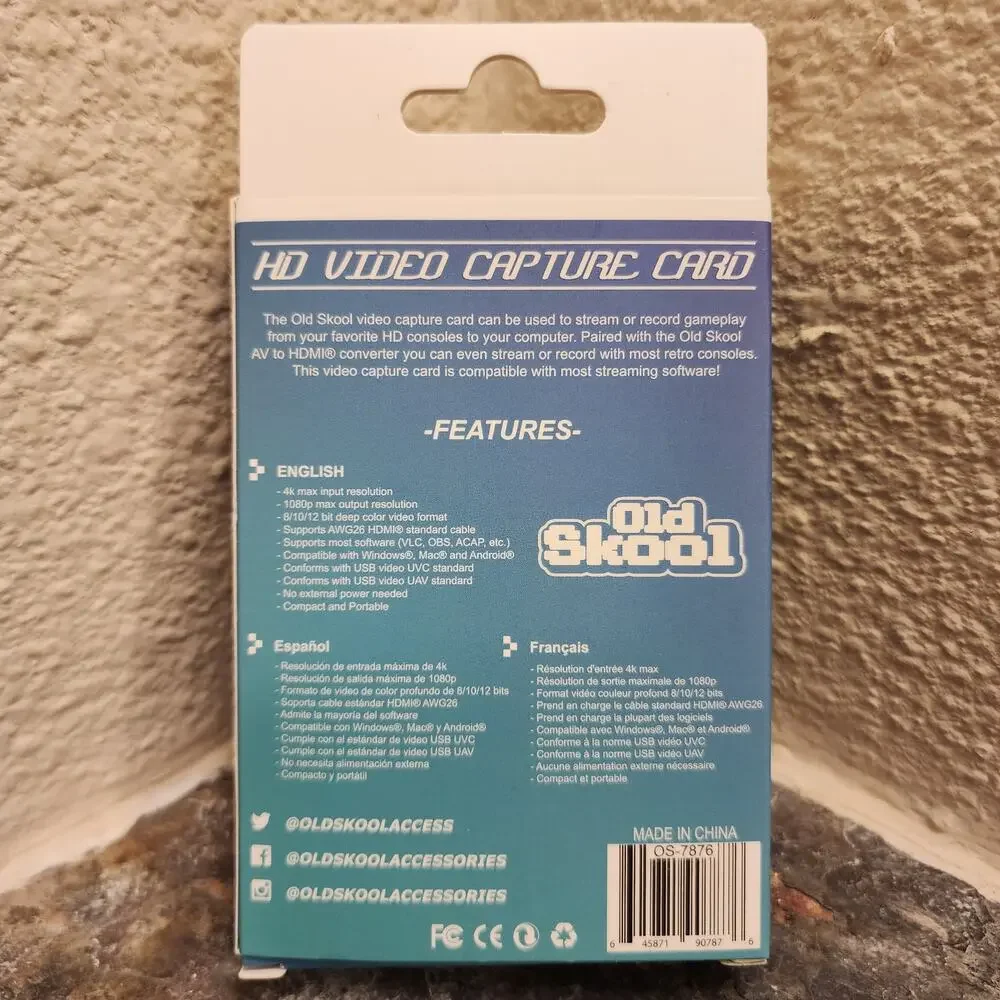HD Video Capture Card, HDMI (NEW) - Old Skool